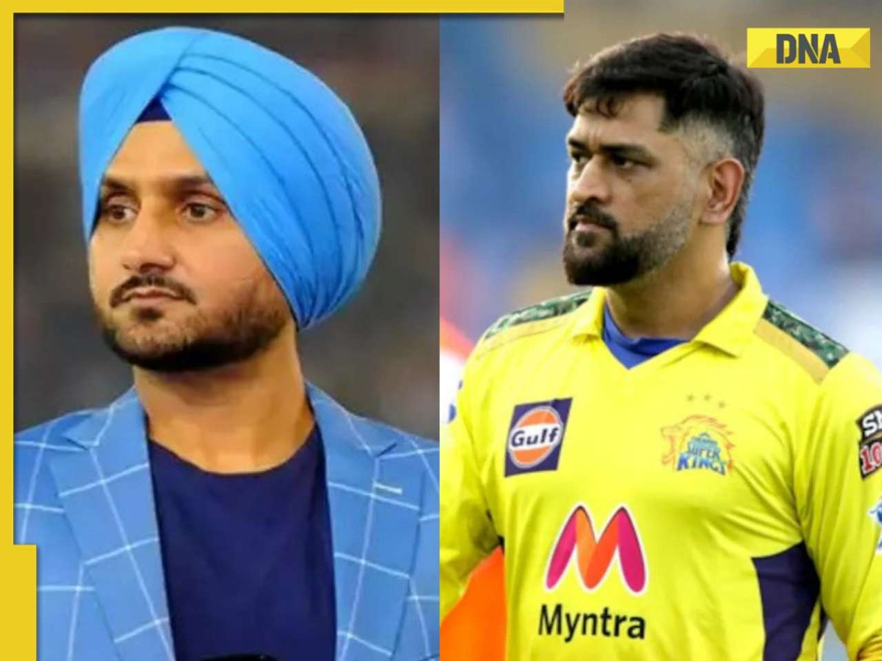 Cricketers Harbhajan and Dhoni confirm rift.