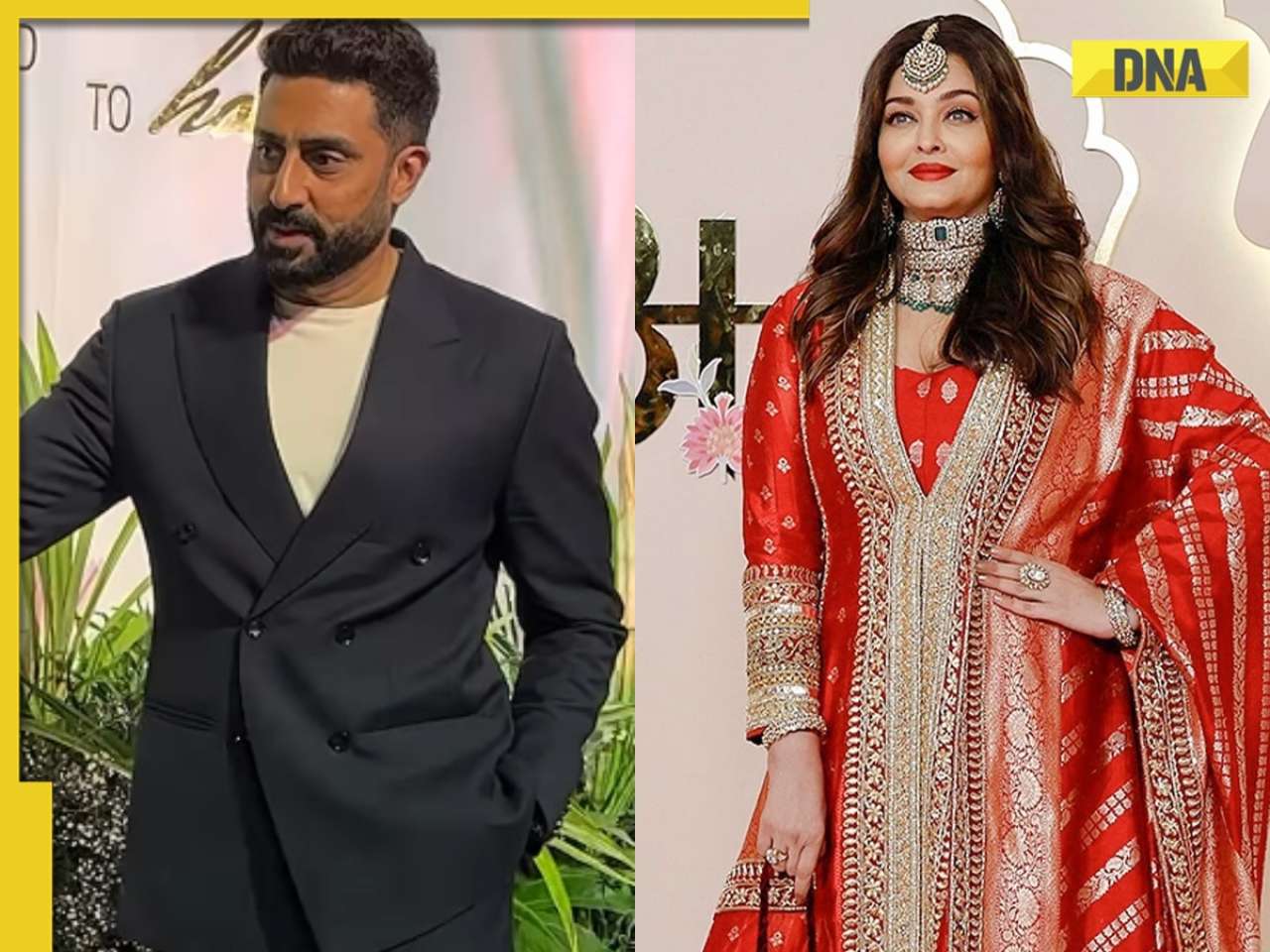 Aishwarya Rai skips Aaliyah Kashyap's wedding reception amid divorce rumours, Abhishek Bachchan attends it with..