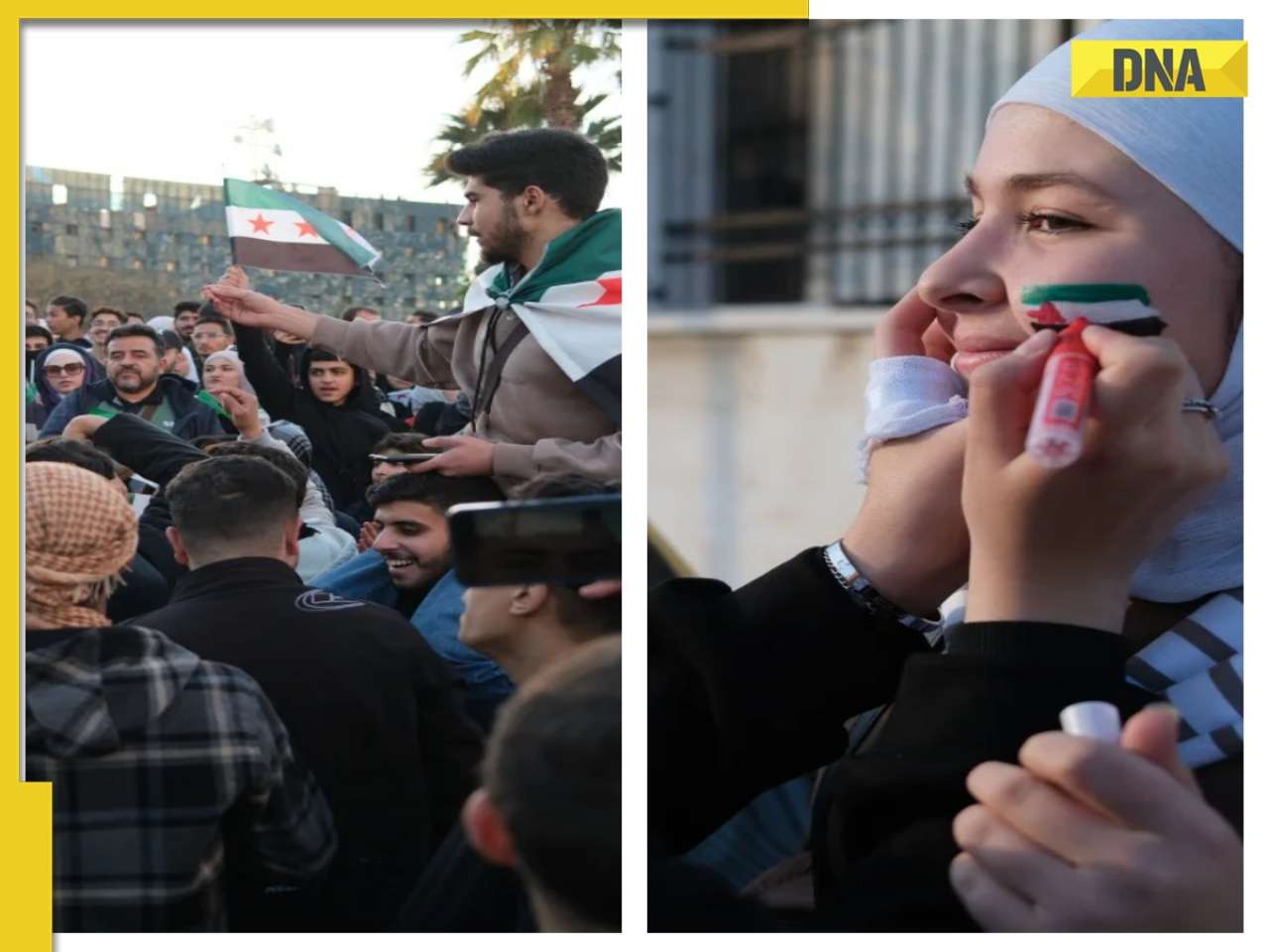 'It's like a dream': Thousands of people gather Umayyad Square in Damascus to mark a momentous week 