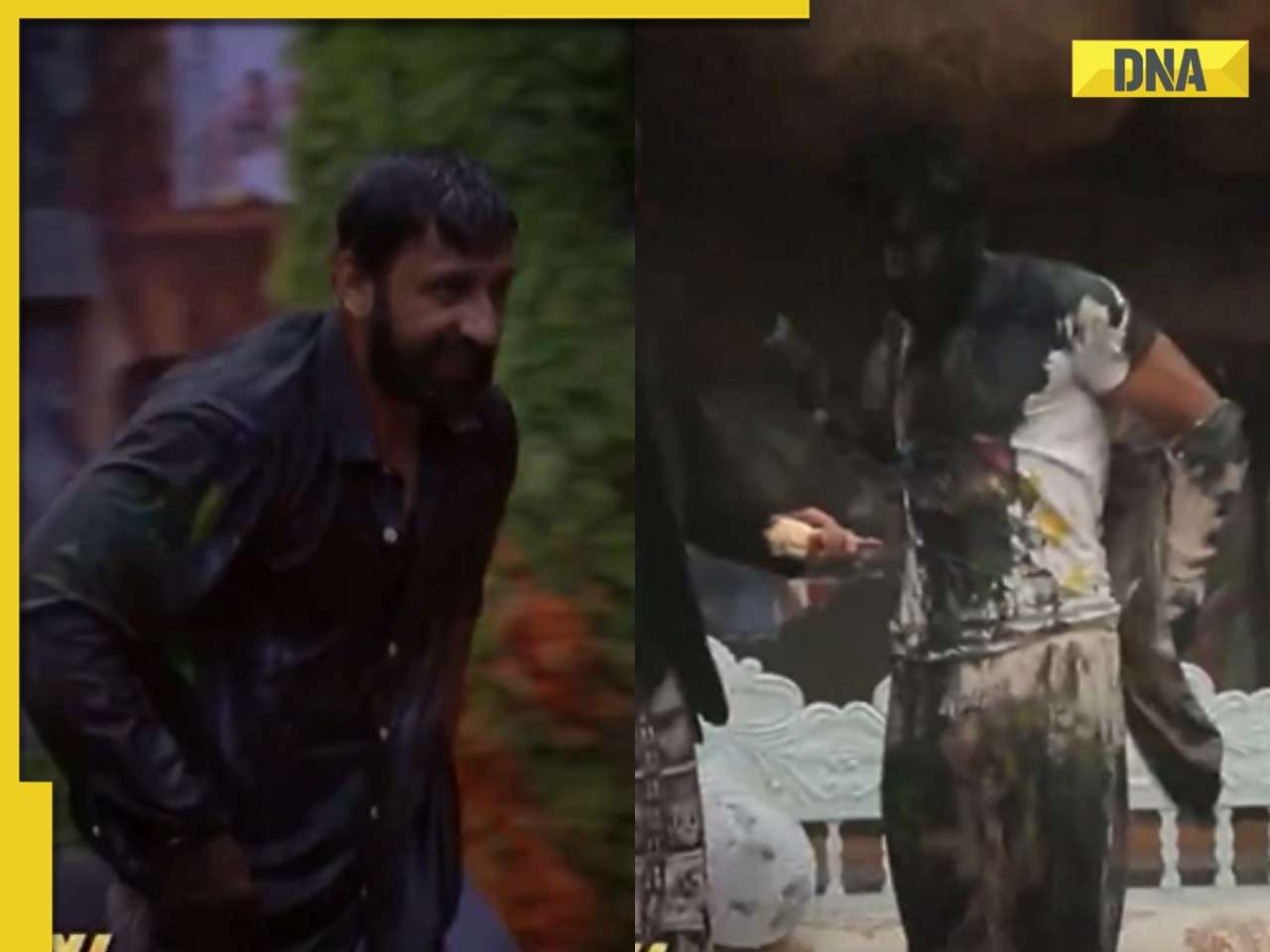 Bigg boss 18: rajat dalal gets into ugly fight with karan veer mehra after being thrown in pool, avinash mishra interven