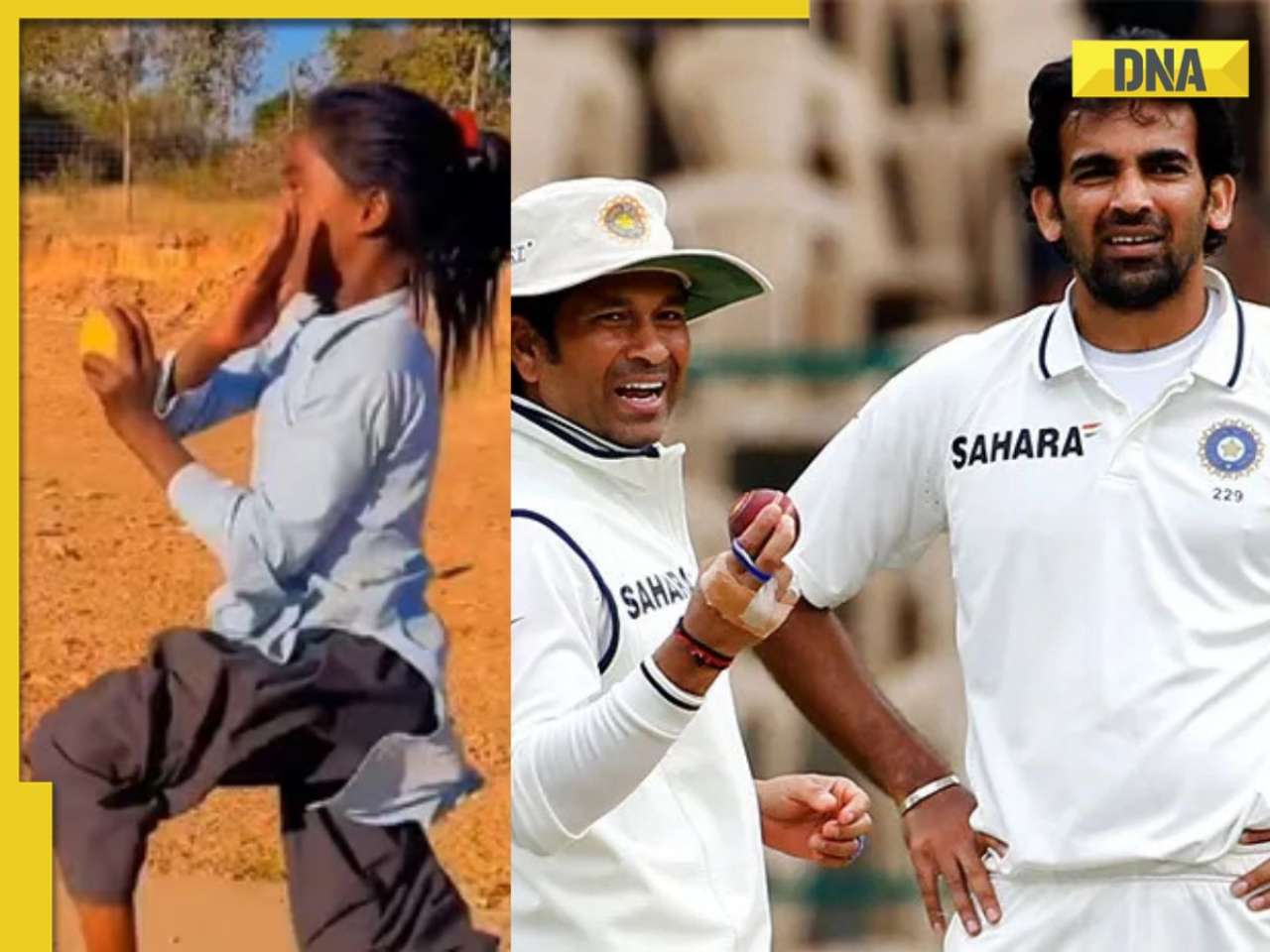 'Shades of Zaheer Khan': Sachin Tendulkar left in awe with young girl's 'smooth, effortless' bowling action