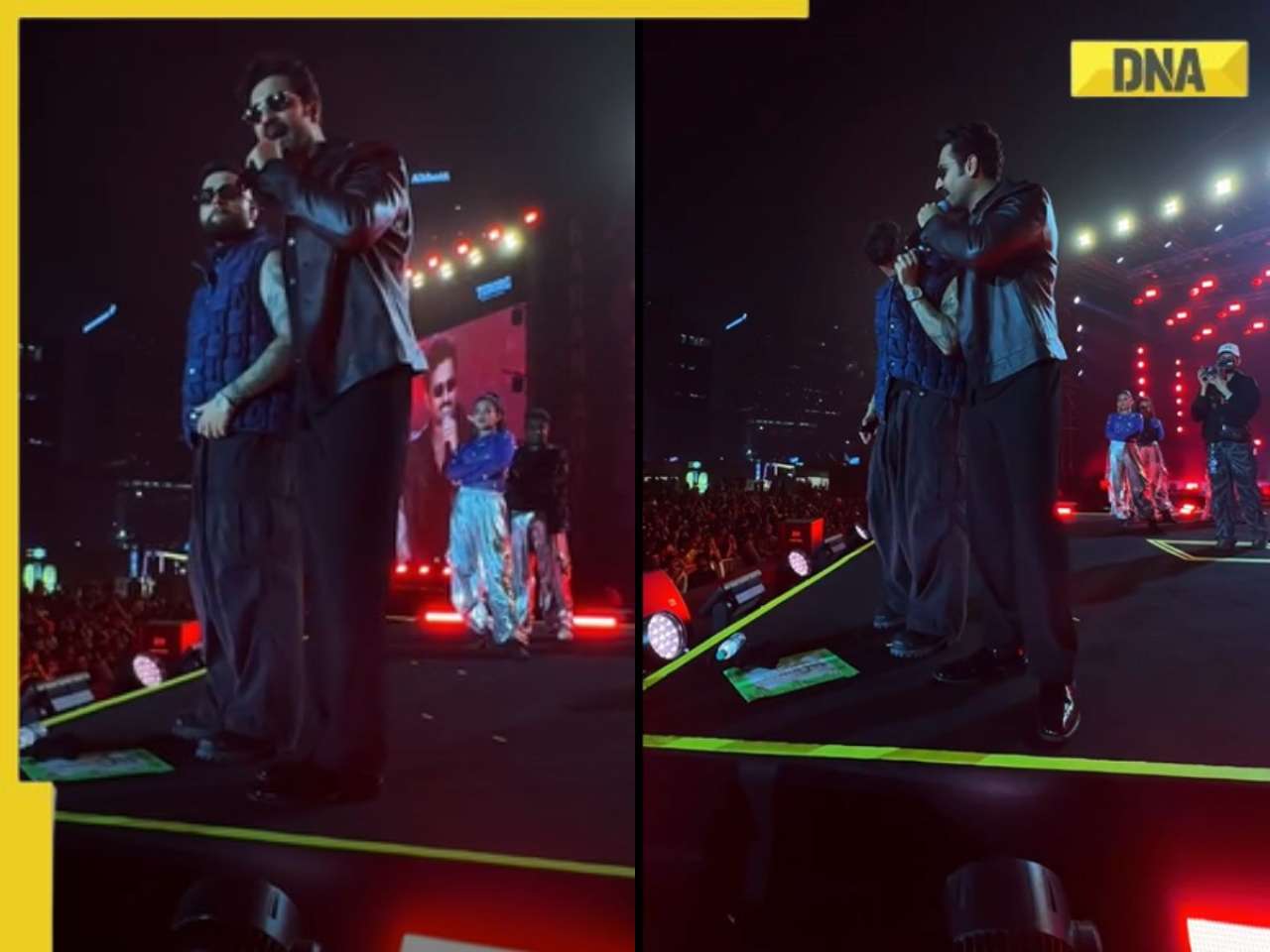 Watch: Karan Aujla breaks down as Vicky Kaushal joins his Mumbai concert, celebrates his success: &#x27;Tere maa-piyo...&#x27;