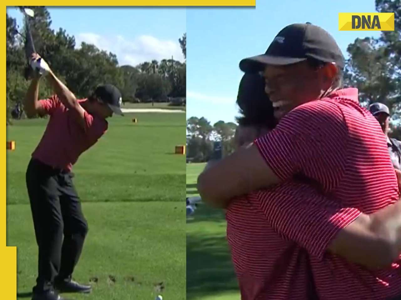 Watch: Tiger Woods' son Charlie stuns golfing world with hole-in-one shot; father's heartfelt reaction goes viral