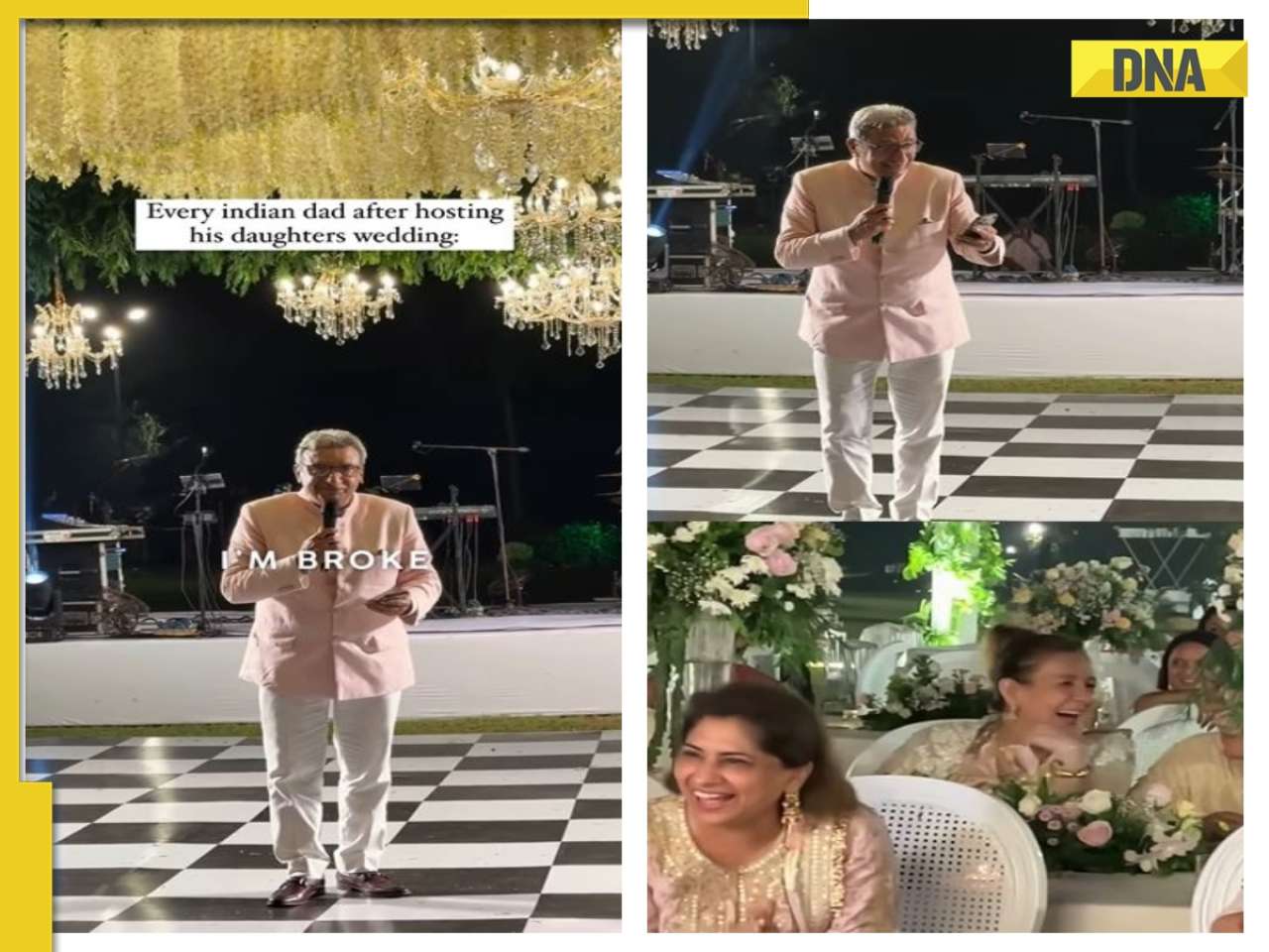'Sarcasm is love language of fathers': Dad's funny speech at daughter's wedding leaves netizens impressed, WATCH 