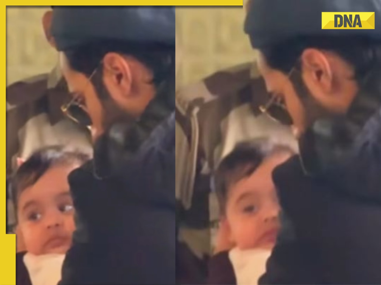 Varun Dhawan's daughter Lara's face revealed as Natasha Dalal holds her close at airport: Watch viral video