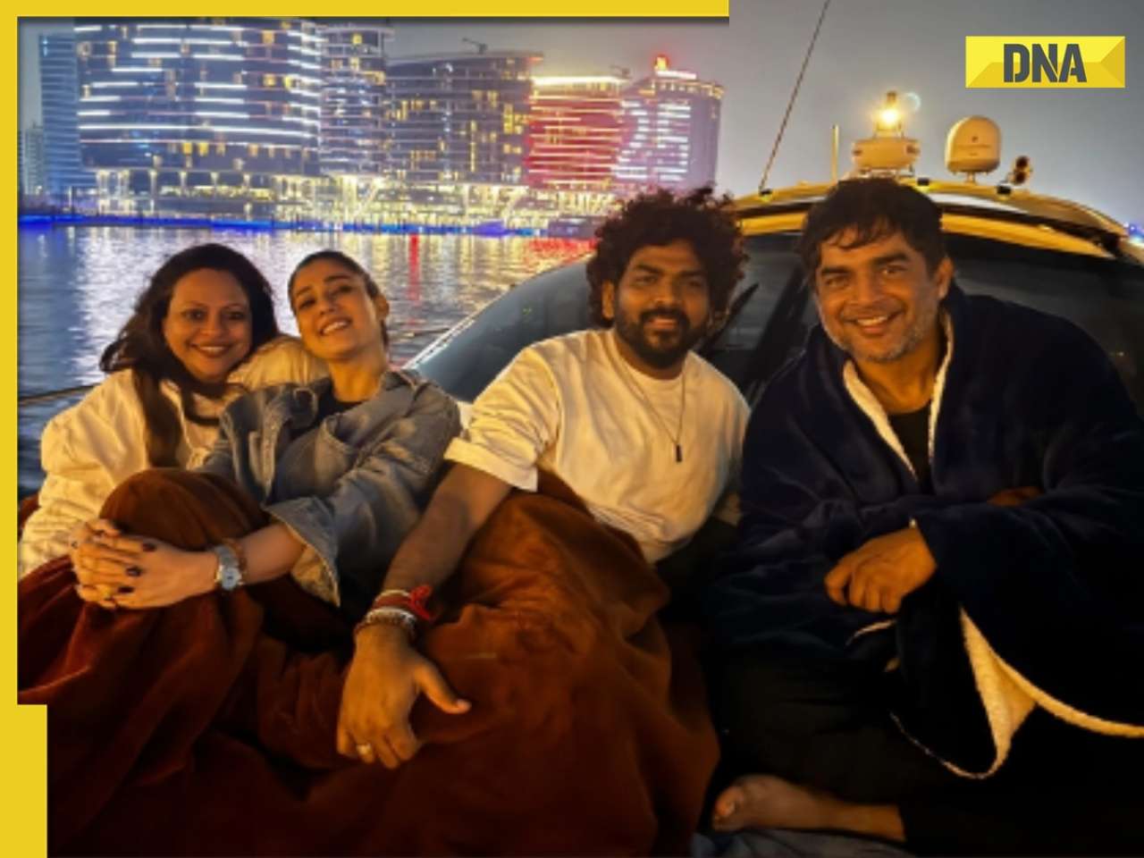 Nayanthara, Vignesh Shivan enjoy 'surreal night' with R Madhavan and his wife Sarita Birje, welcome 2025 from Dubai