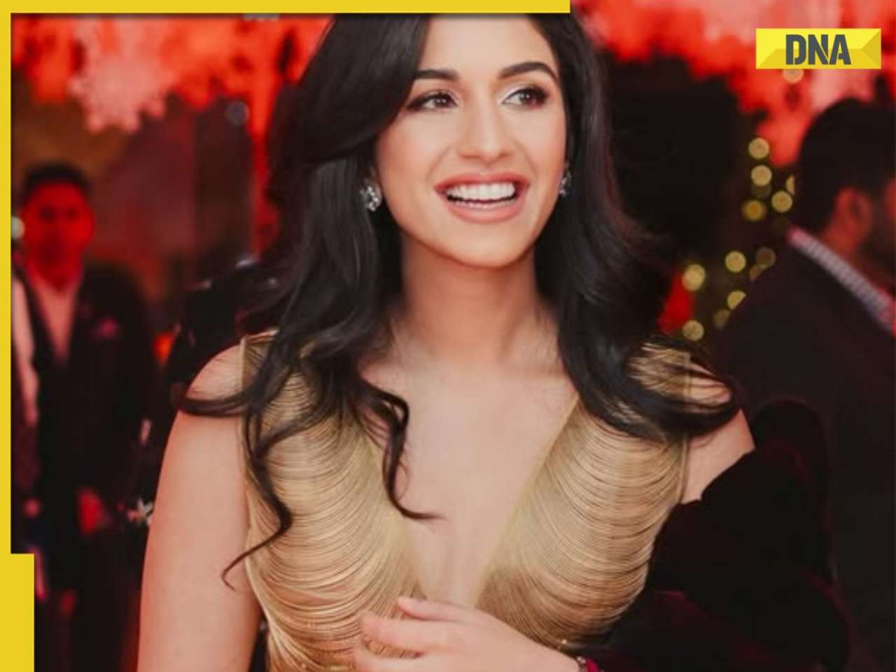 Radhika Merchant's gold gown with mangalsutra bracelet is the perfect blend of tradition and modernity