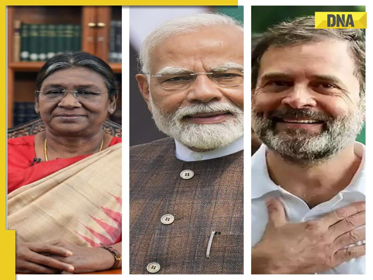 'Happy 2025': President Murmu, PM Modi, LoP Rahul Gandhi extend New Year greetings 