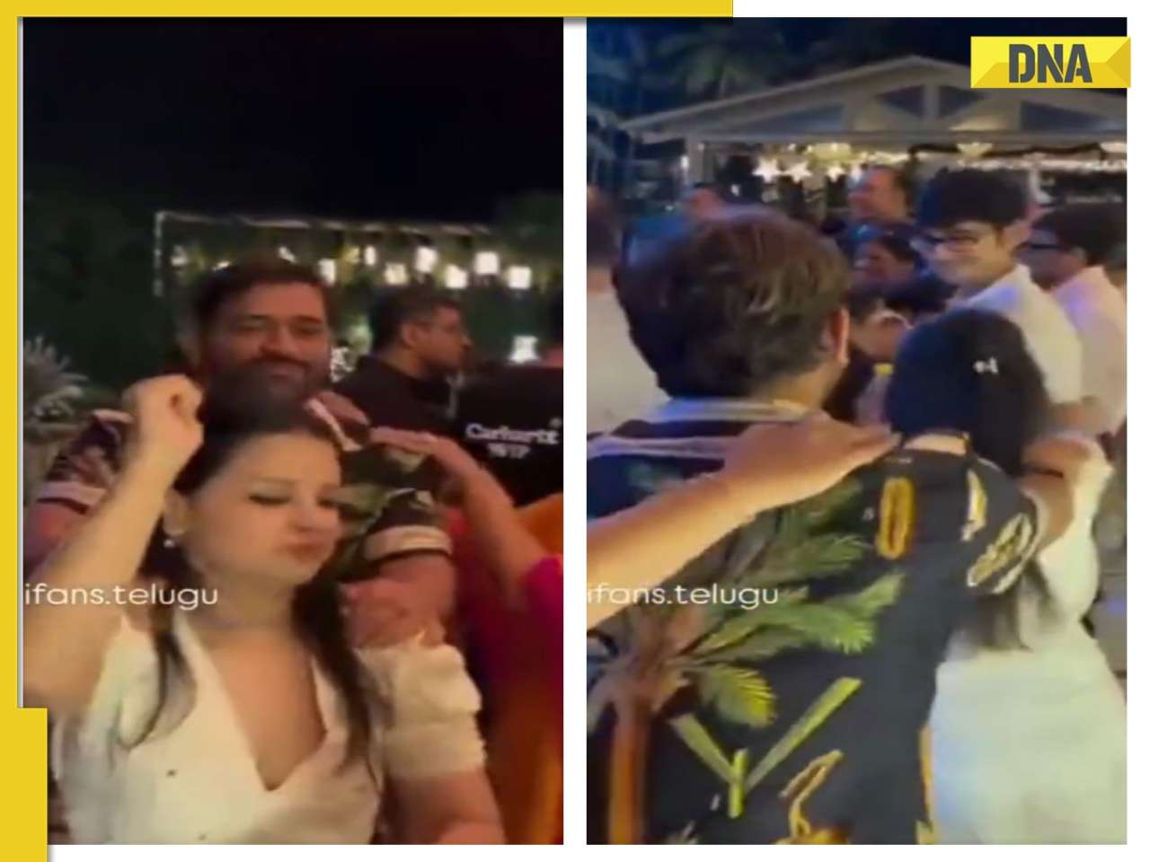 Viral video: Cricketer MS Dhoni dances with wife Sakshi at beachside party in Goa on New Year's eve, WATCH 