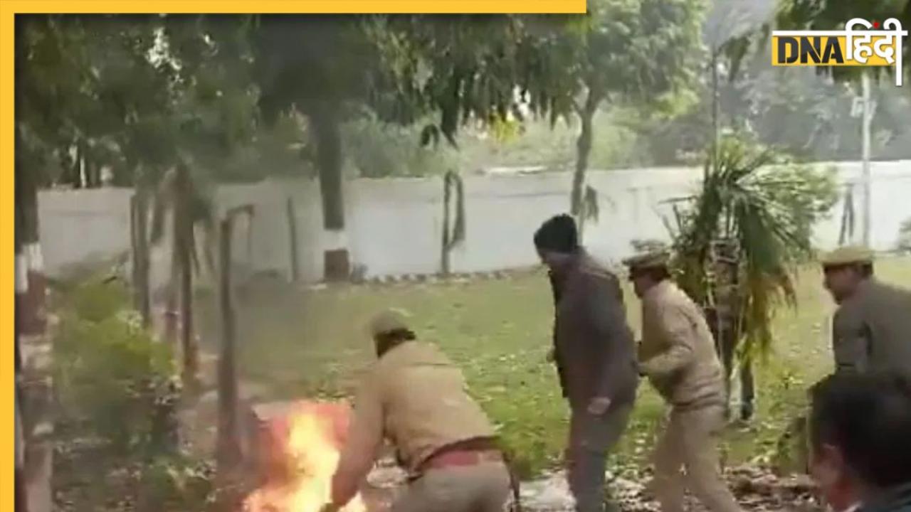 यूपी: बदायूं में SSP ऑफिस के सामने युवक ने खुद को लगाई आग, CO पर लगाया गंभीर आरोप