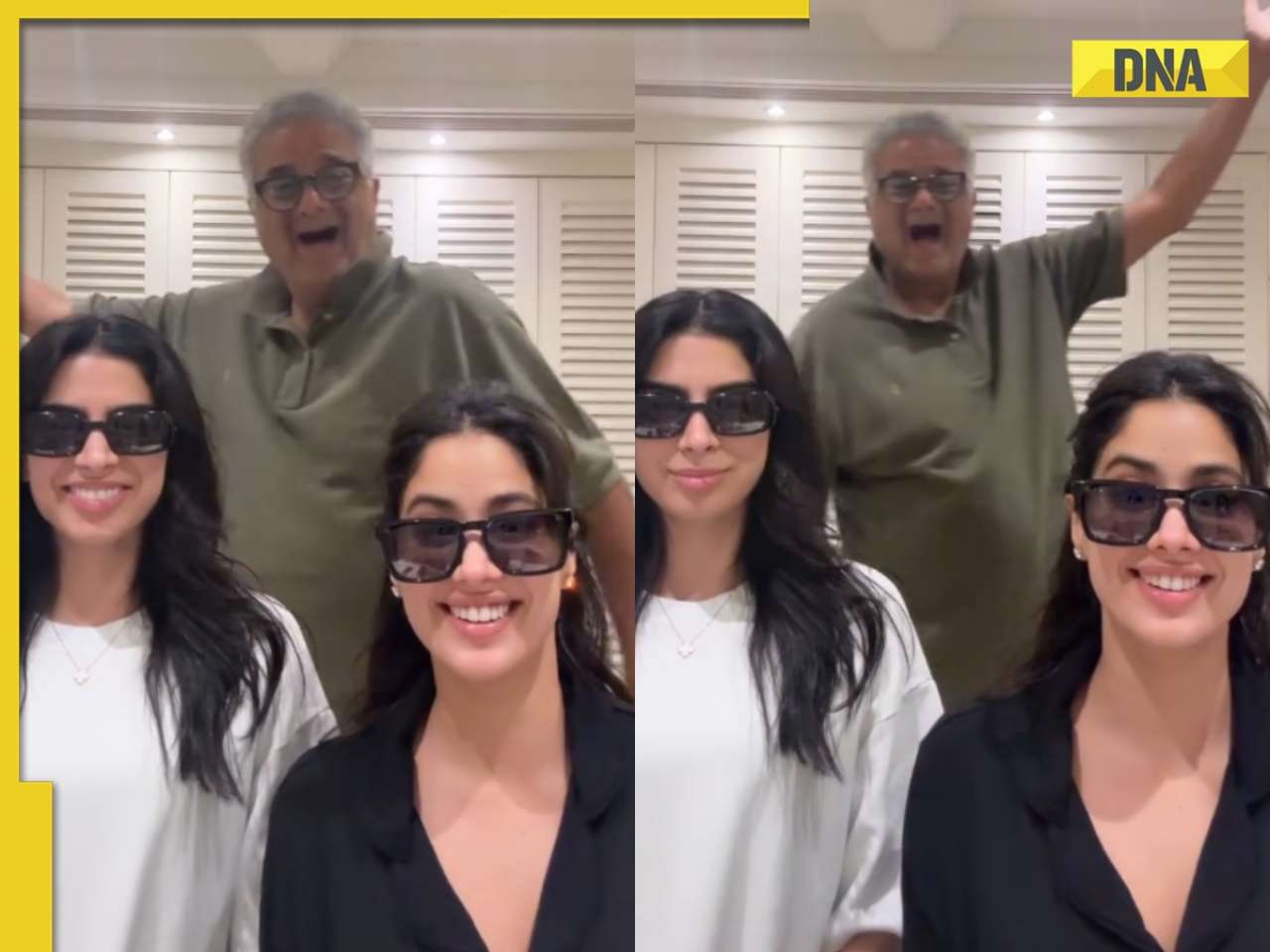 Boney Kapoor's Cameo In Janhvi Kapoor, Khushi Kapoor's Loveyapa Video 