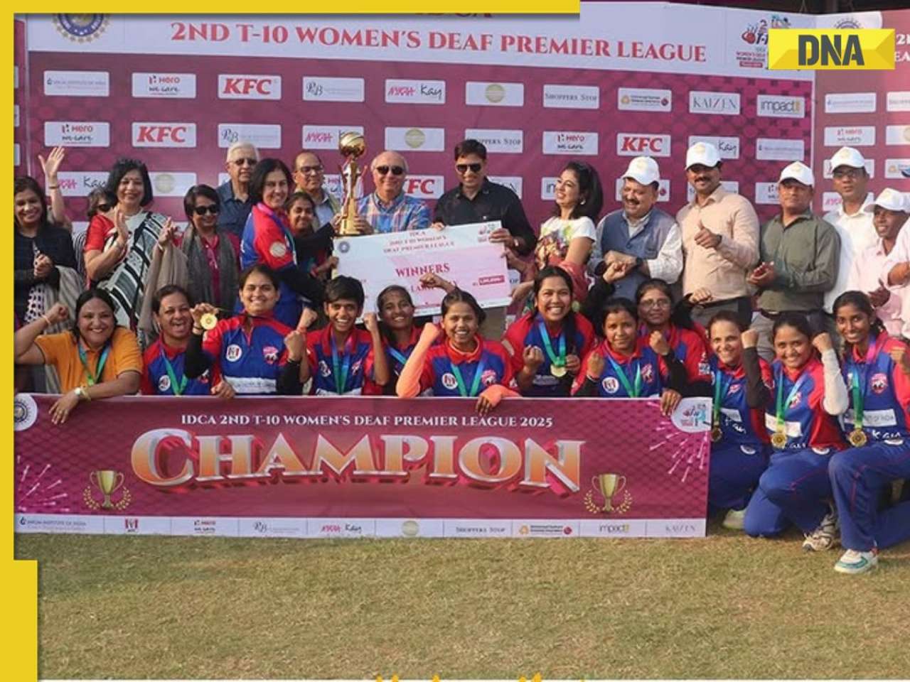 Deaf Delhi Bulls win T10 Women's Deaf Premier League Mumbai