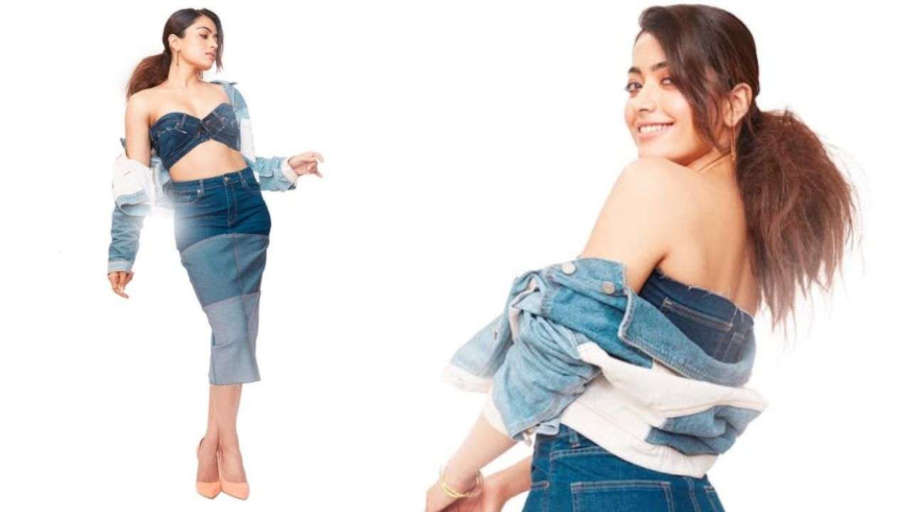 Rashmika's denim look