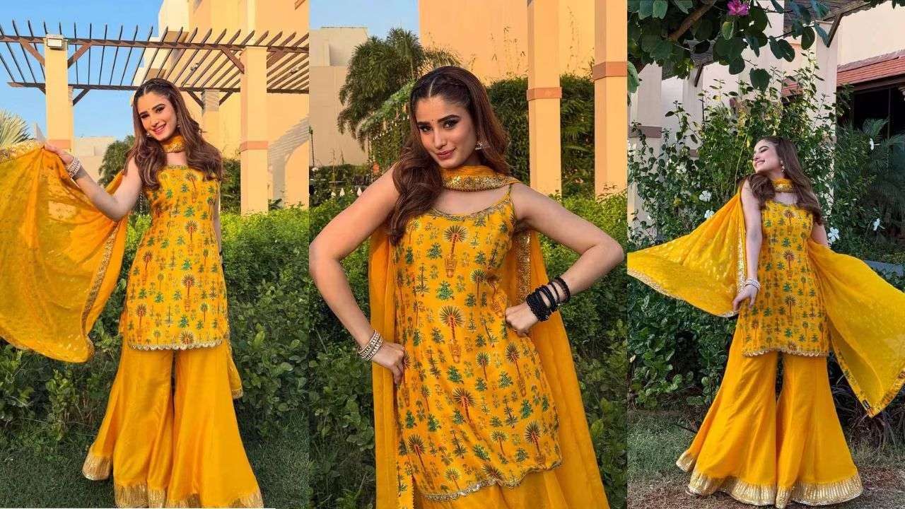 Vibrant sharara set