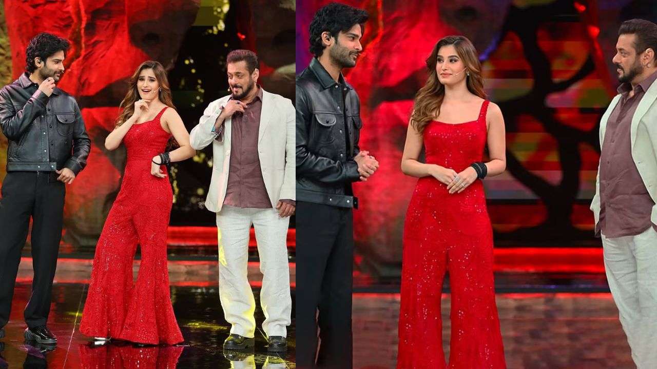 Dazzles in fiery red