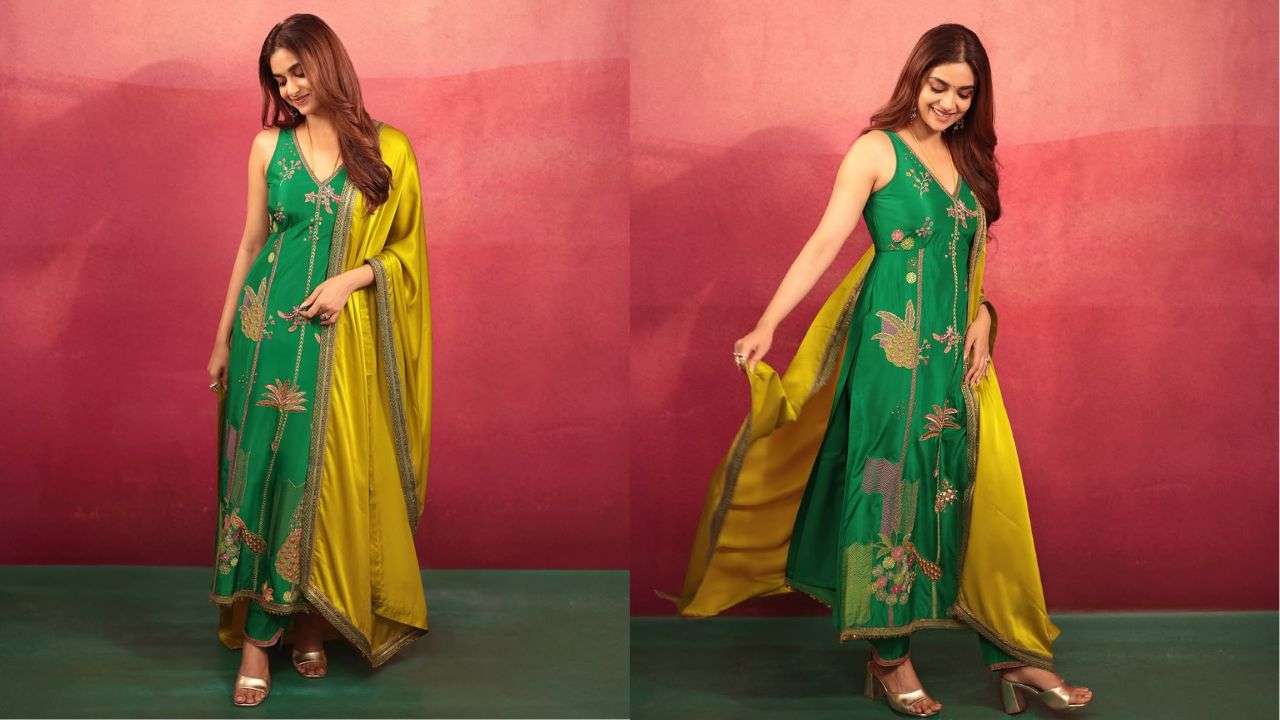 Keerthy's festive look