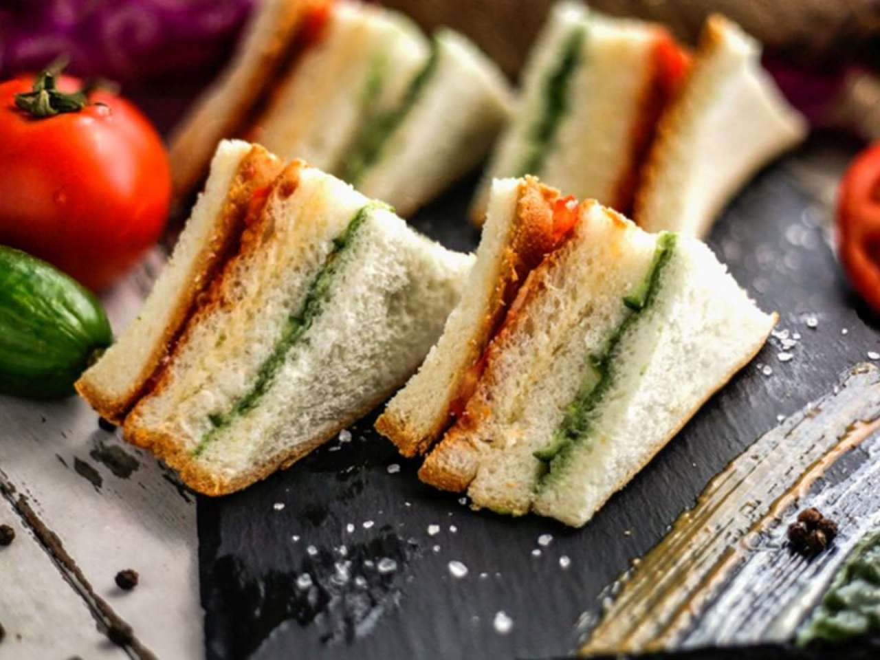 Tricolour Sandwich