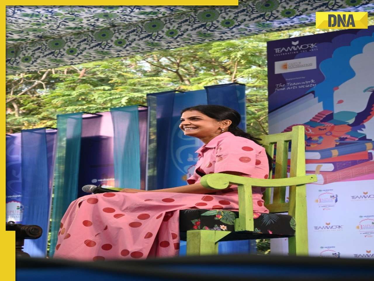 'Both you and Papa...': Akshata Murthy open up on work-life balance, childcare at Jaipur Literature Festival 