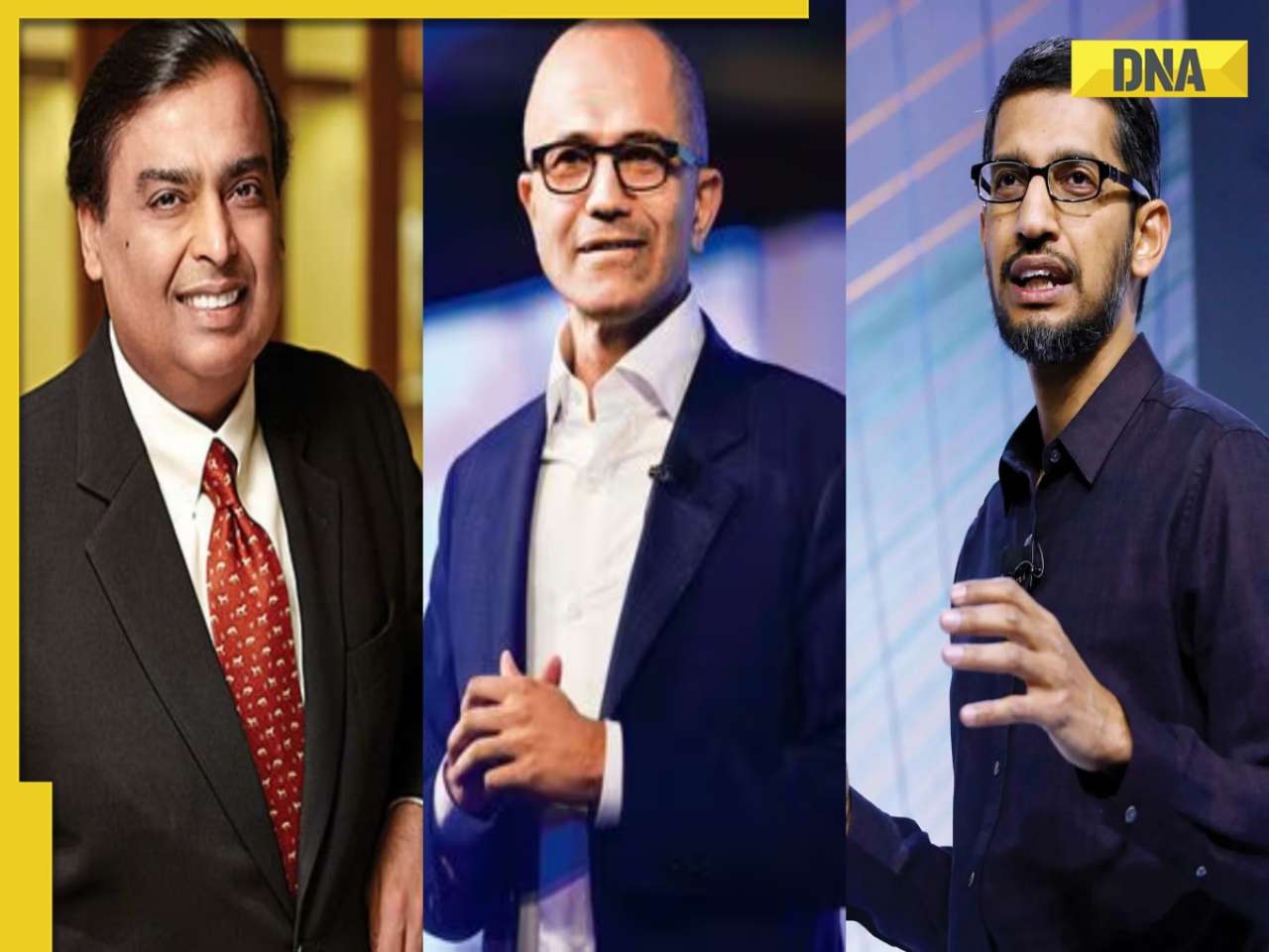Sundar Pichai, Satya Nadella follow in Mukesh Ambani's footsteps, join hands to buy stake in...