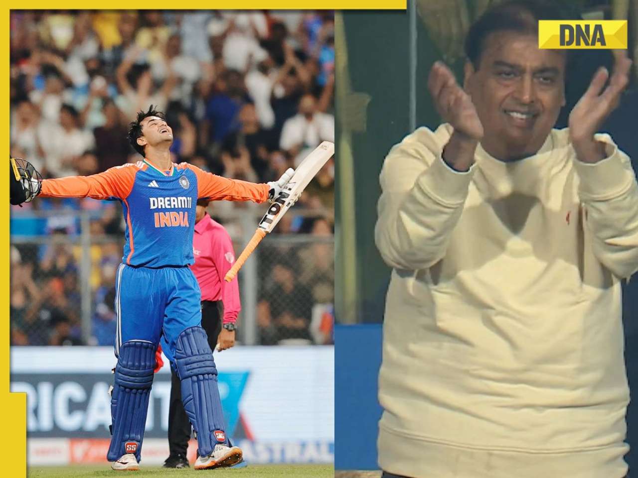 Watch: Mukesh Ambani's reaction goes viral as Abhishek Sharma records India's second-fastest T20I century