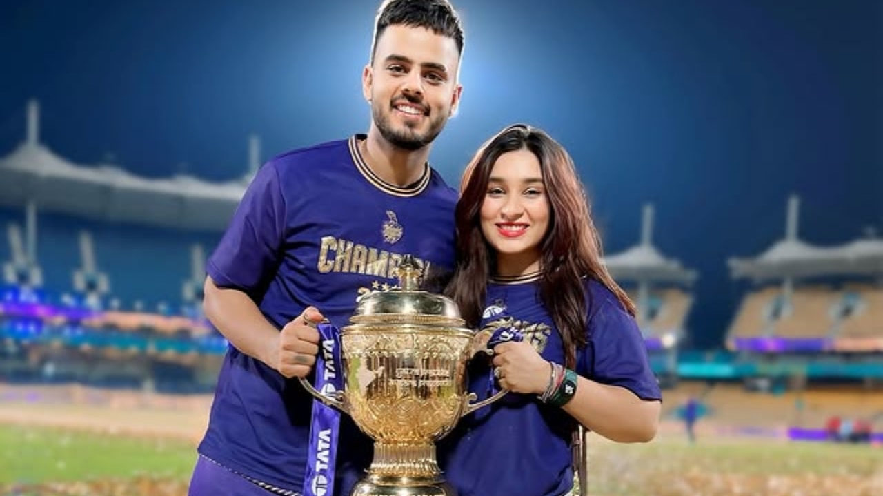 Saachi is Nitish Rana's biggest cheerleader