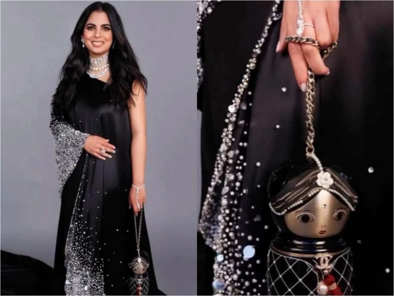 Isha Ambani's stunning Chanel doll clutch bag