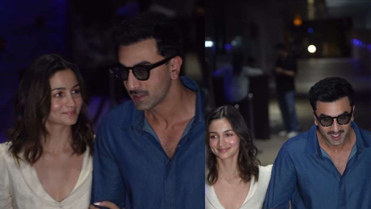 Stylish couple moment