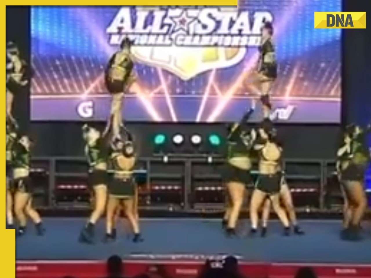 Cheerleaders rush off stage after 'shooting scare' at Dallas event, watch viral video
