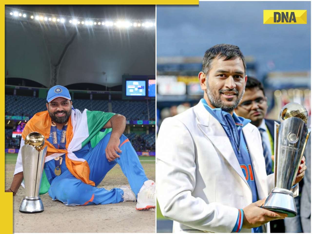 Milestone Alert! Rohit Sharma shatters historic MS Dhoni's record in ICC events after Champions Trophy 2025 win 