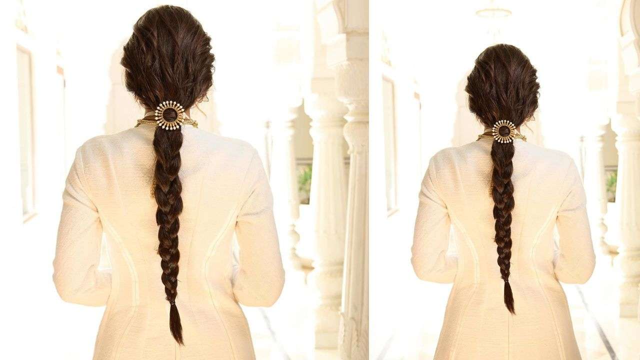 Stylish messy braid