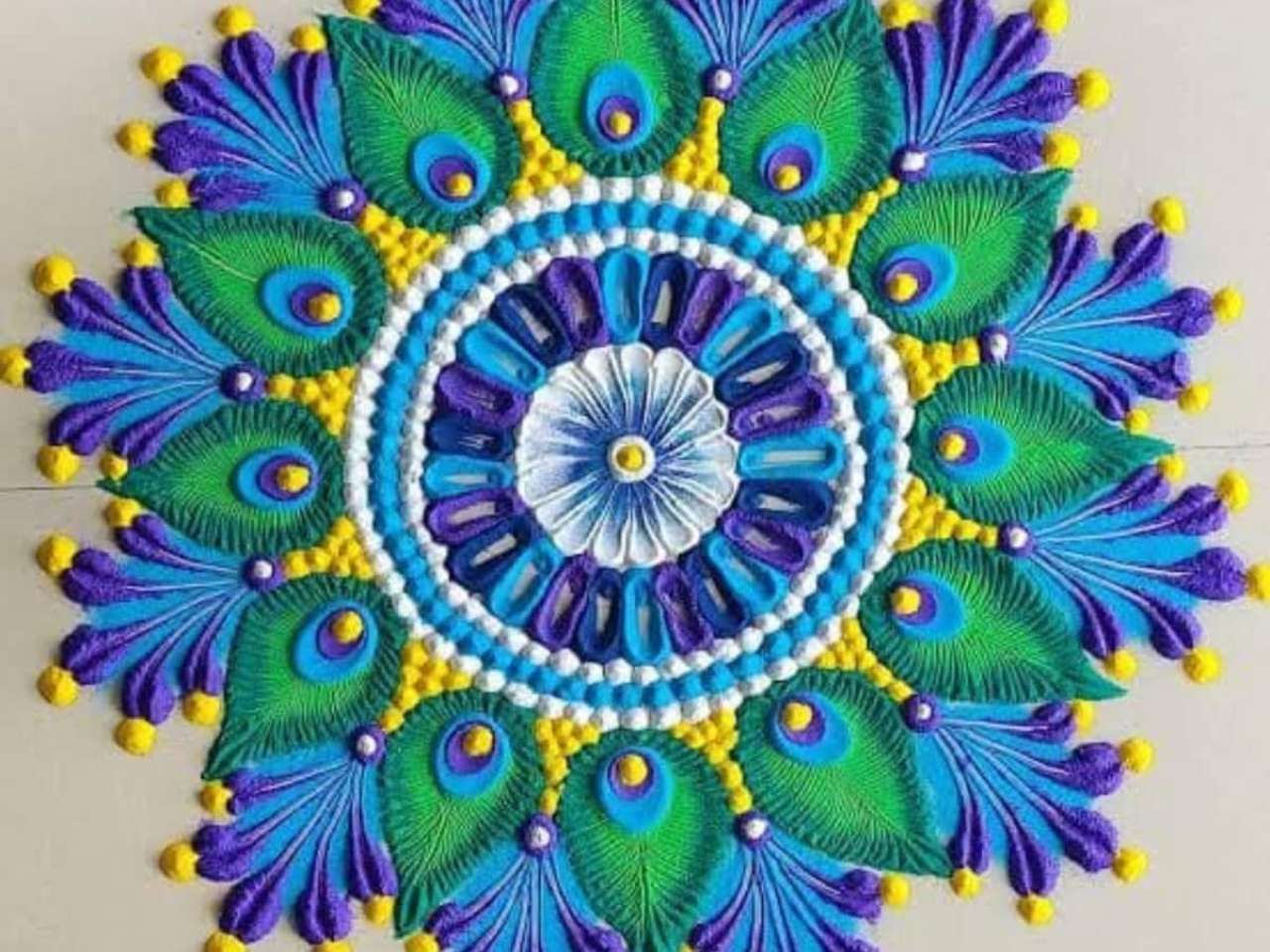 Peacock Feather Design