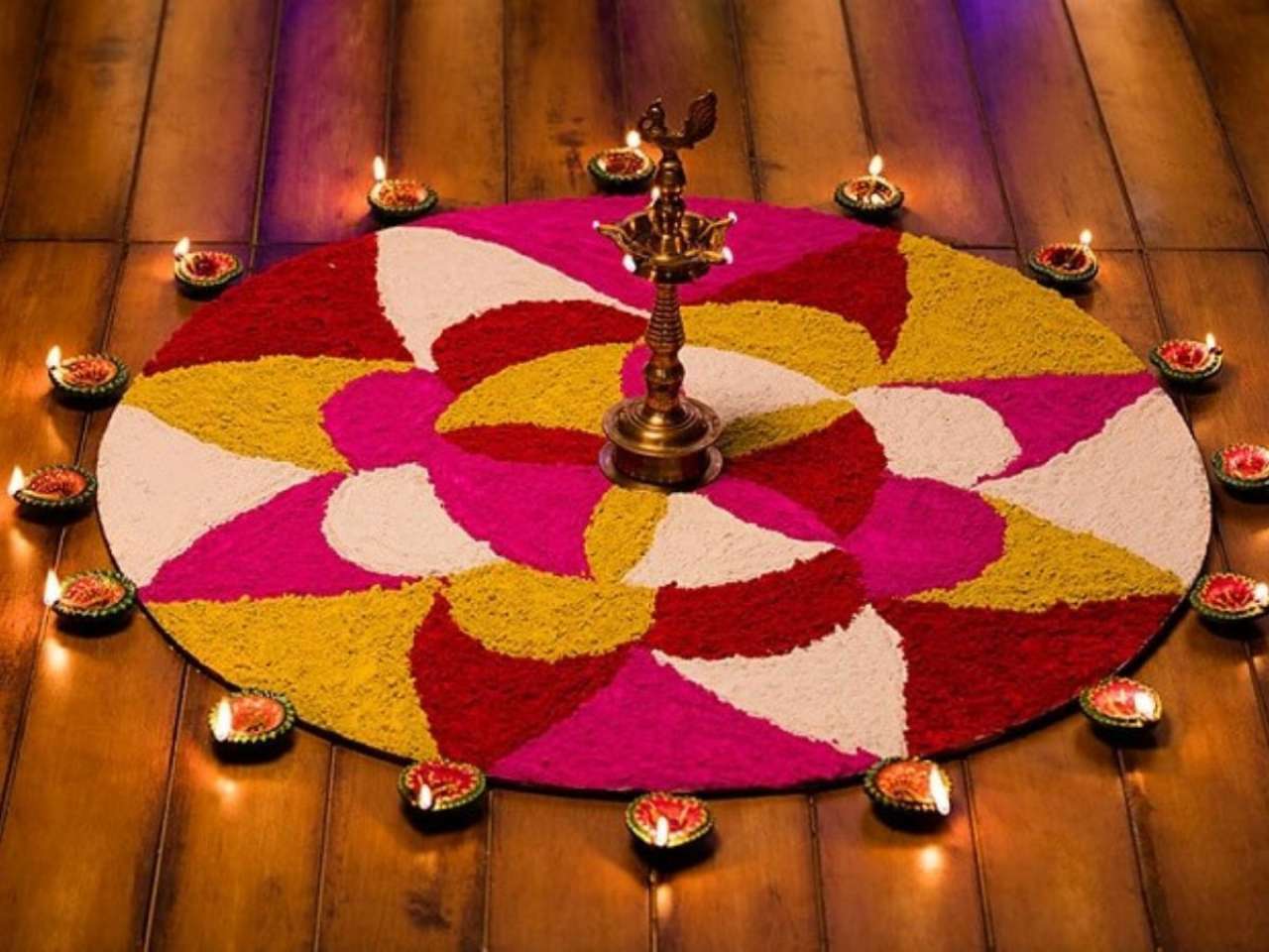 Handprint Rangoli