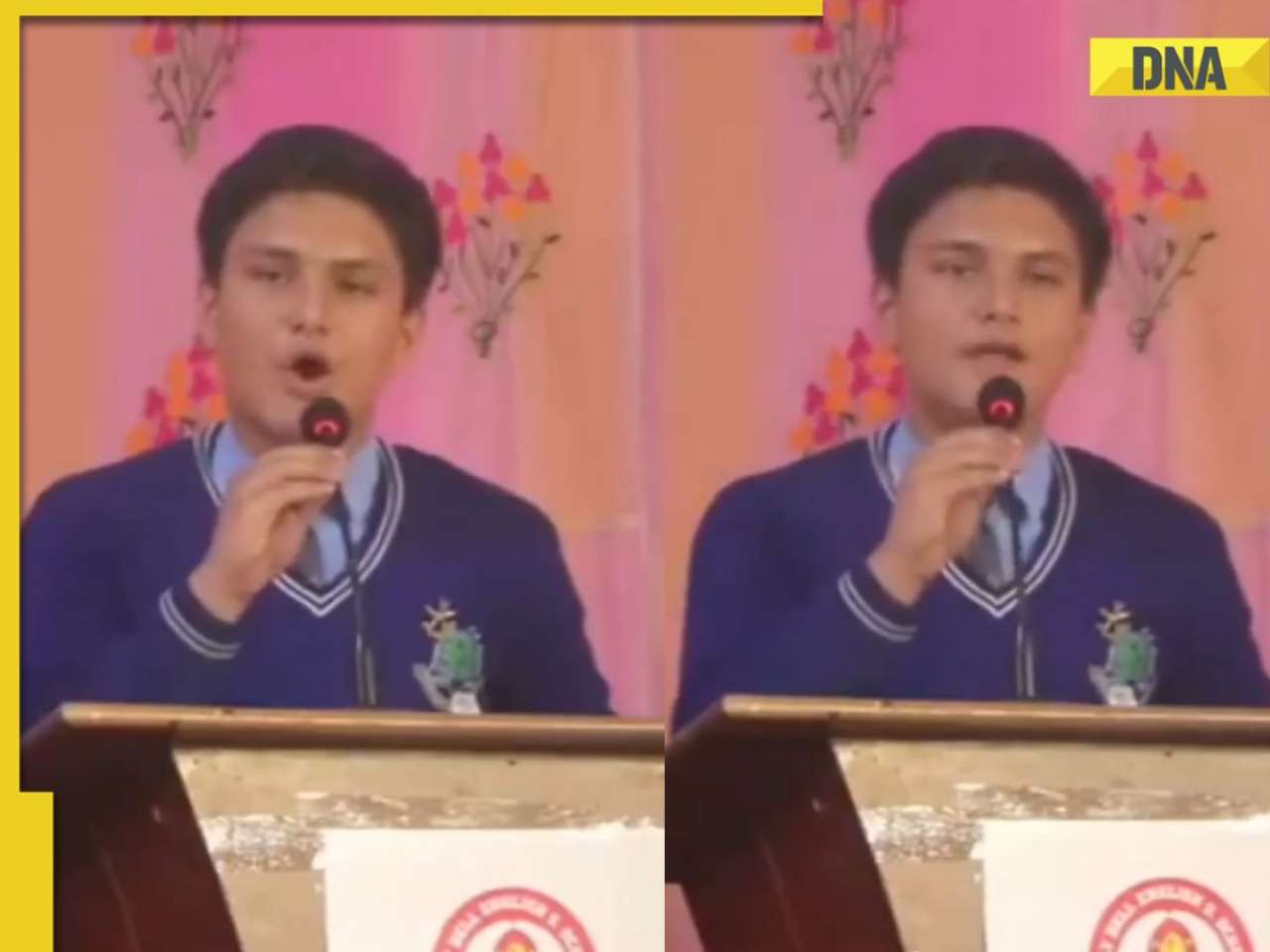 Nepali schoolboy's English speech at annual program takes internet by storm, netizens liken him to Hitler says 'it’s not annexation’; watch viral video here