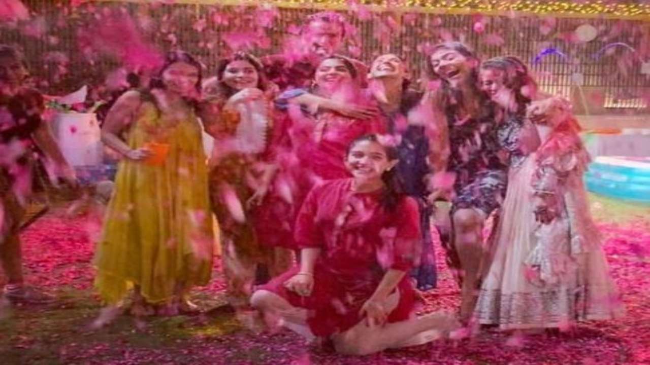 Radhika Ambani's first Holi after marriage