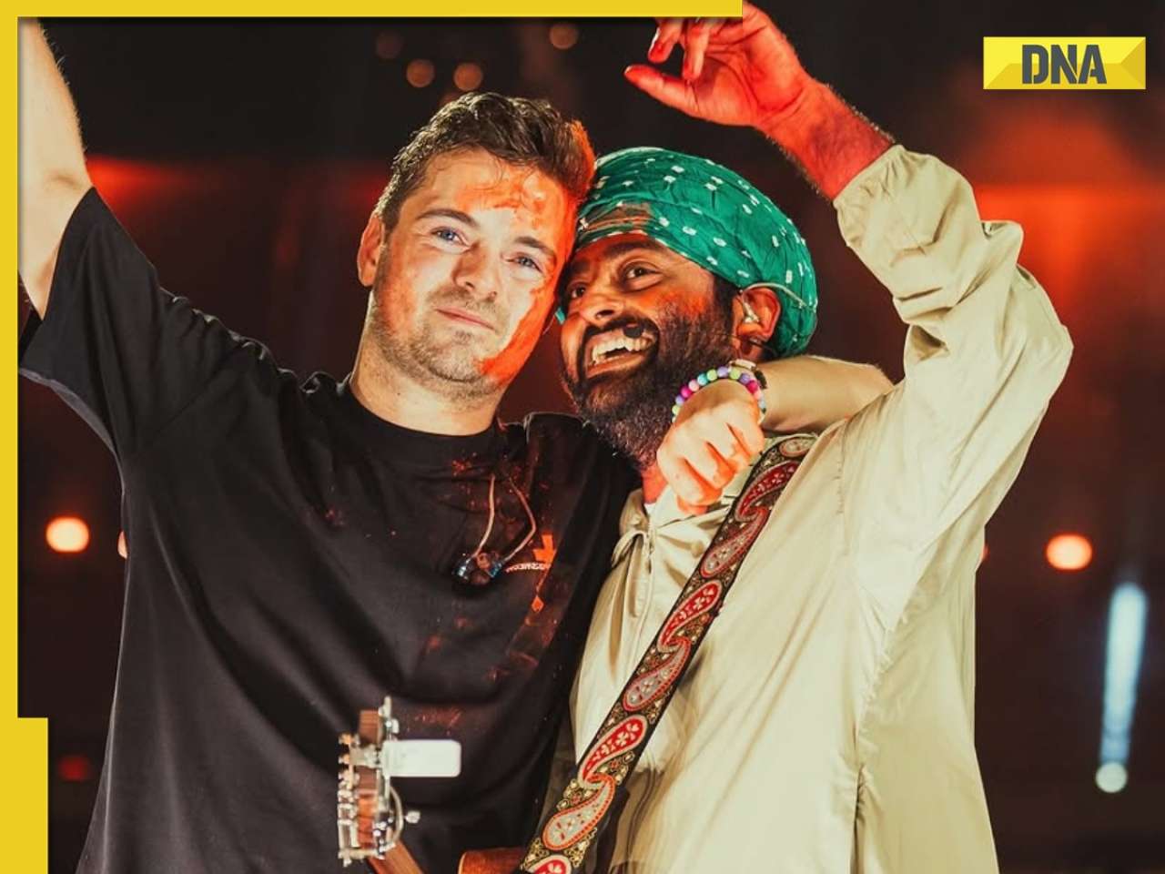 Arijit Singh joins Martin Garrix to sing Angels For Each Other during Mumbai concert, watch viral videos