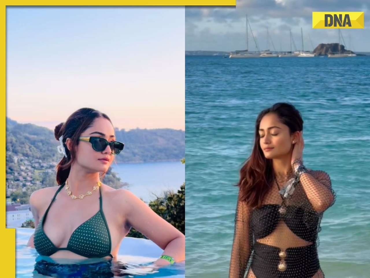 Tridha Choudhury’s chic swimsuit collection are perfect for beach days