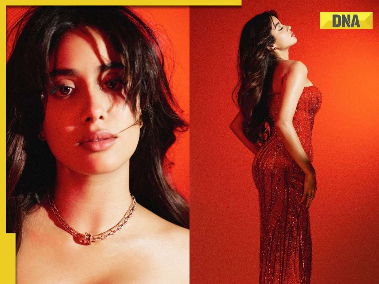 Janhvi Kapoor sizzles in sultry body-hugging gown with 35,000 crystals, see pics