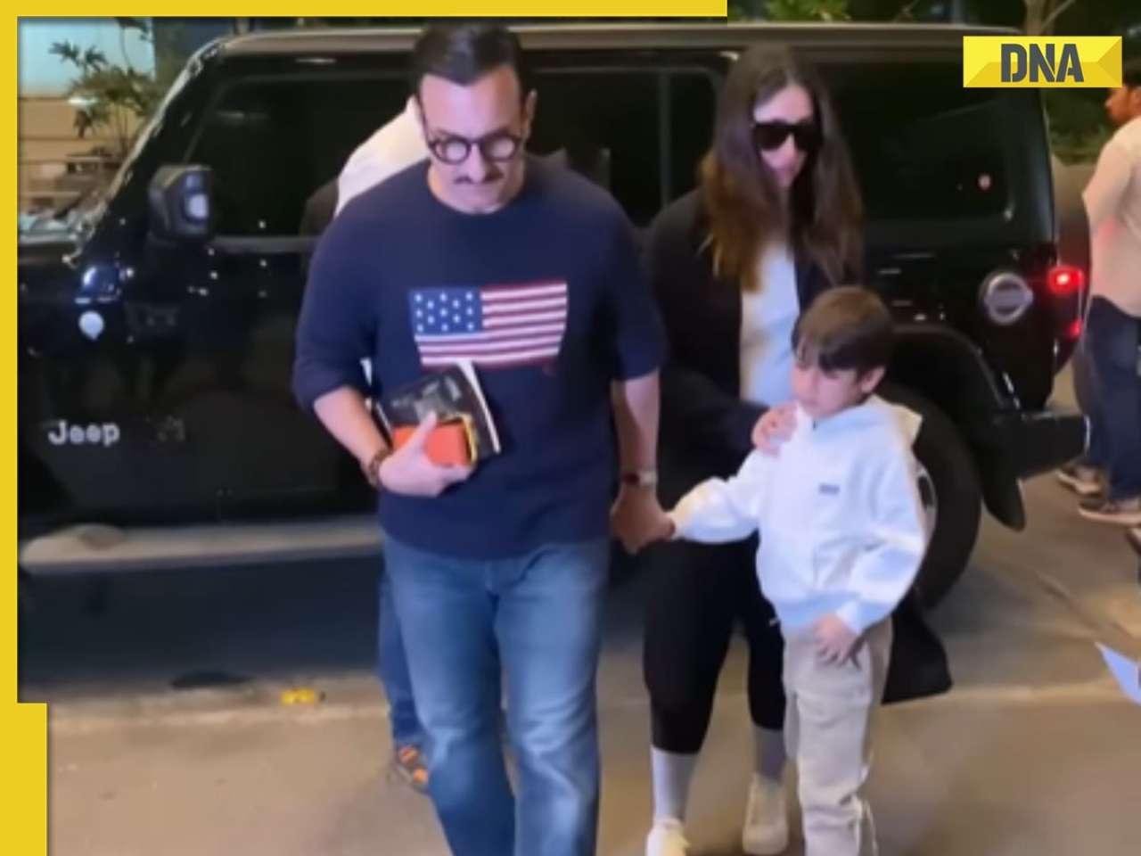 Kareena Kapoor and Saif Ali Khan’s effortless airport look with Taimur and Jeh 