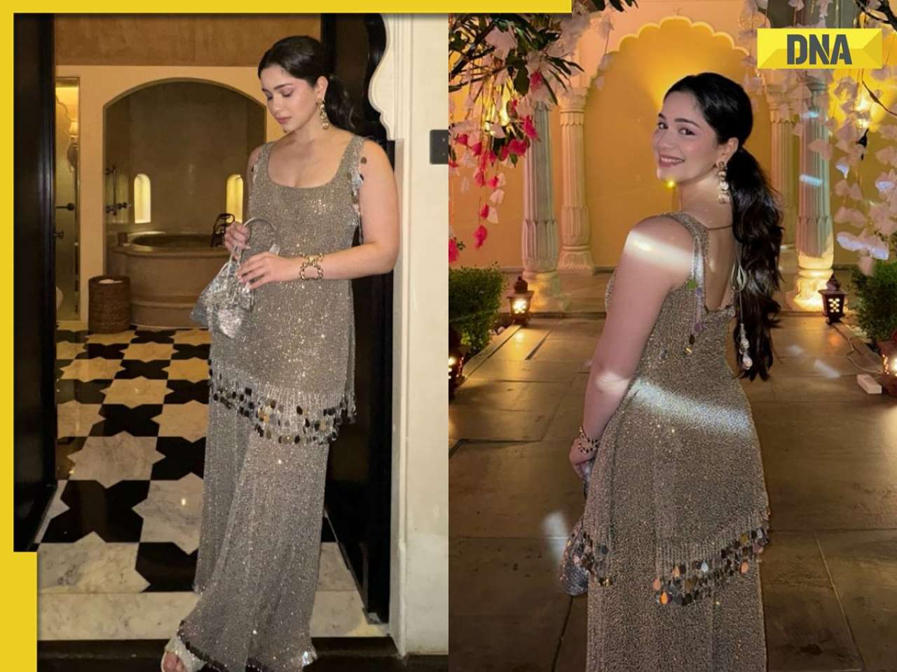 Sara Tendulkar stuns as the most stylish wedding guest in a shimmery sharara