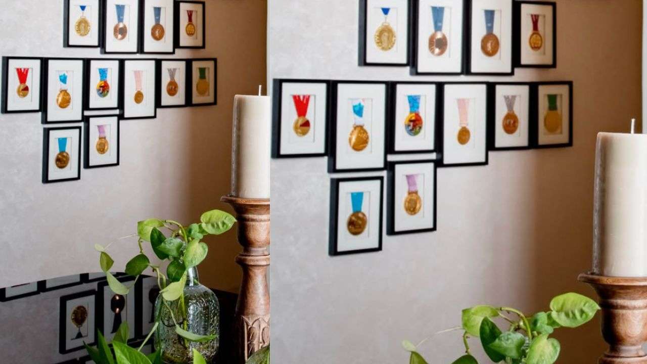 Personalised medal display