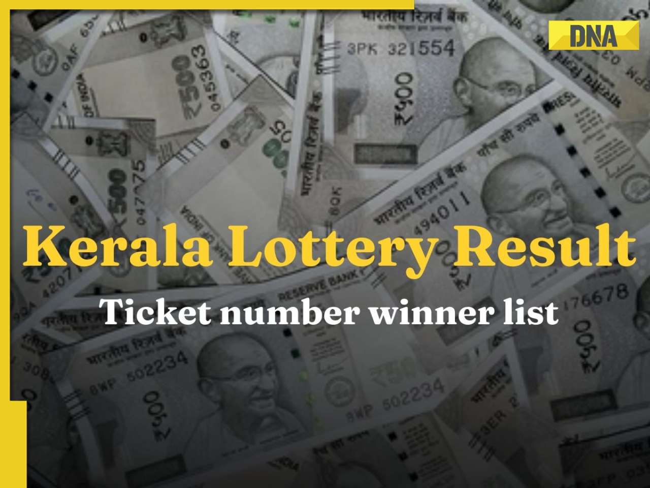 Kerala Lottery Result March 26 LIVE: Fifty Fifty FF-134 Winners lucky draw result TODAY; 1st prize of Rs 1 crore goes to...