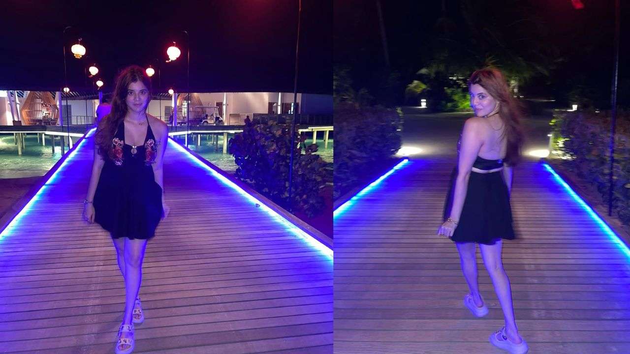 A stylish fashion model