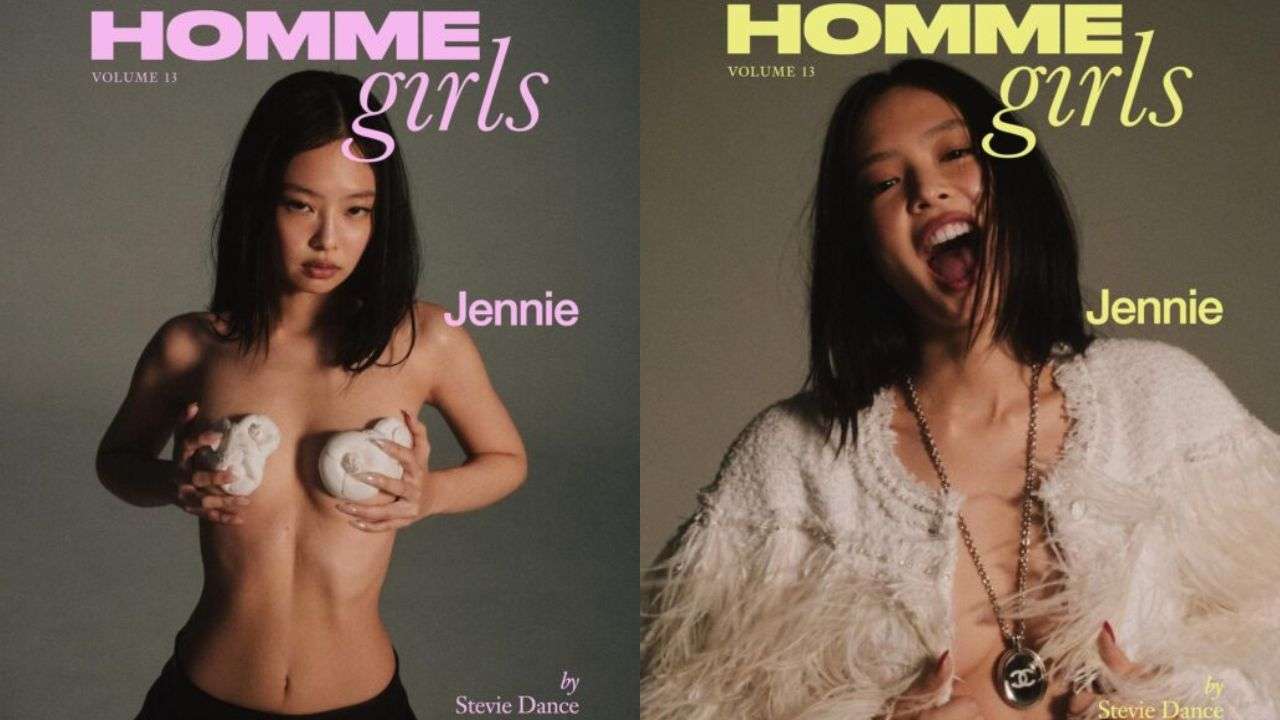 In pics: K Pop star Jennie goes topless in magazine cover shoot