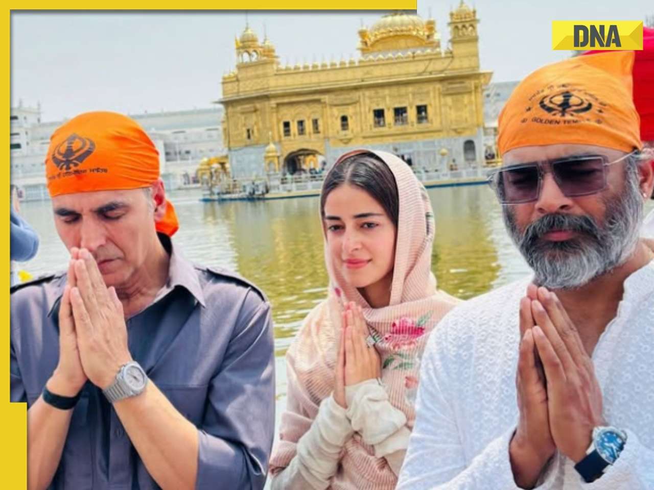 Akshay Kumar, Ananya Panday, R Madhavan visit Golden Temple, Jallianwala Bagh ahead of Kesari Chapter 2 release