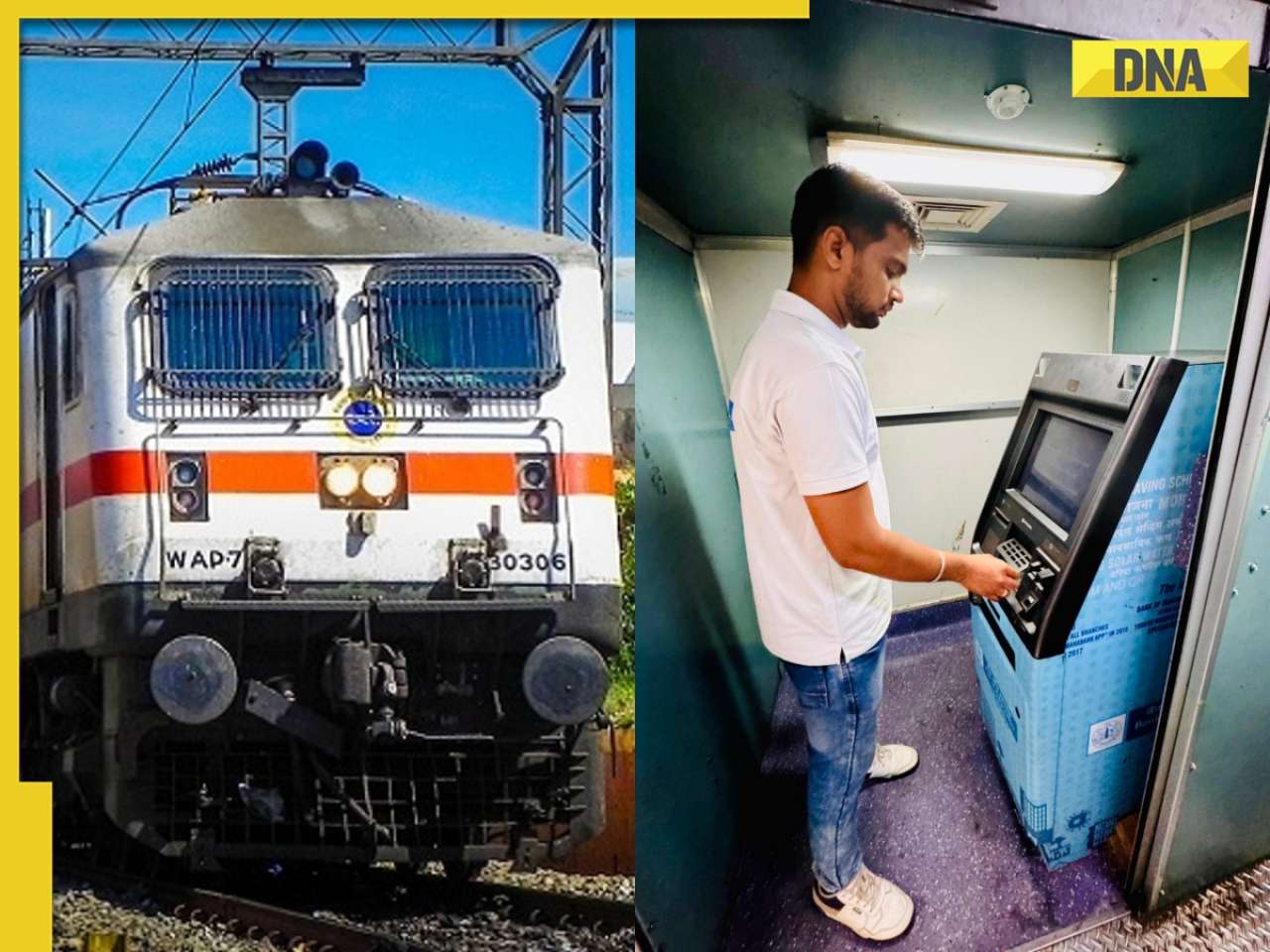 This is India's first train with an ATM, passengers allowed to withdraw cash, order cheque books and...
