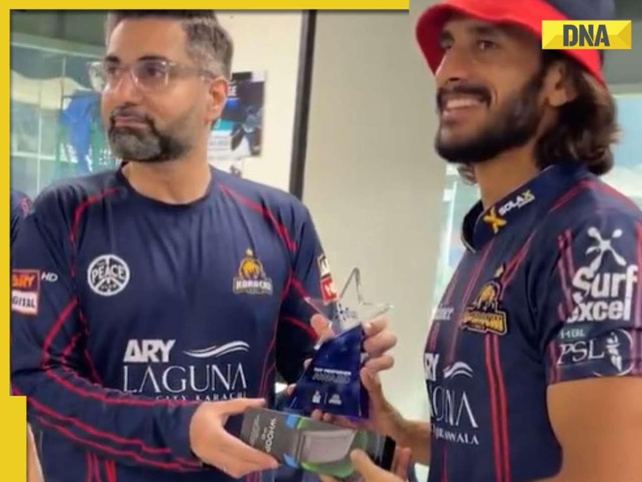 PSL 2025: After hair dryer, trimmer given as reward for Player of the Match by Karachi Kings; Hasan Ali reaction goes viral