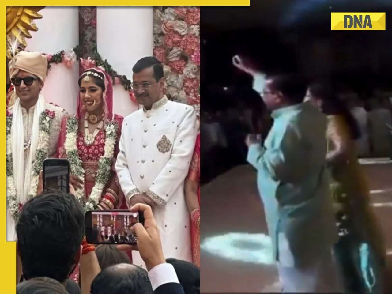 Video of Arvind Kejriwal, Sunita Kejriwal dancing to Pushpa 2 song at Harshita-Sambhav Jain wedding goes viral, watch