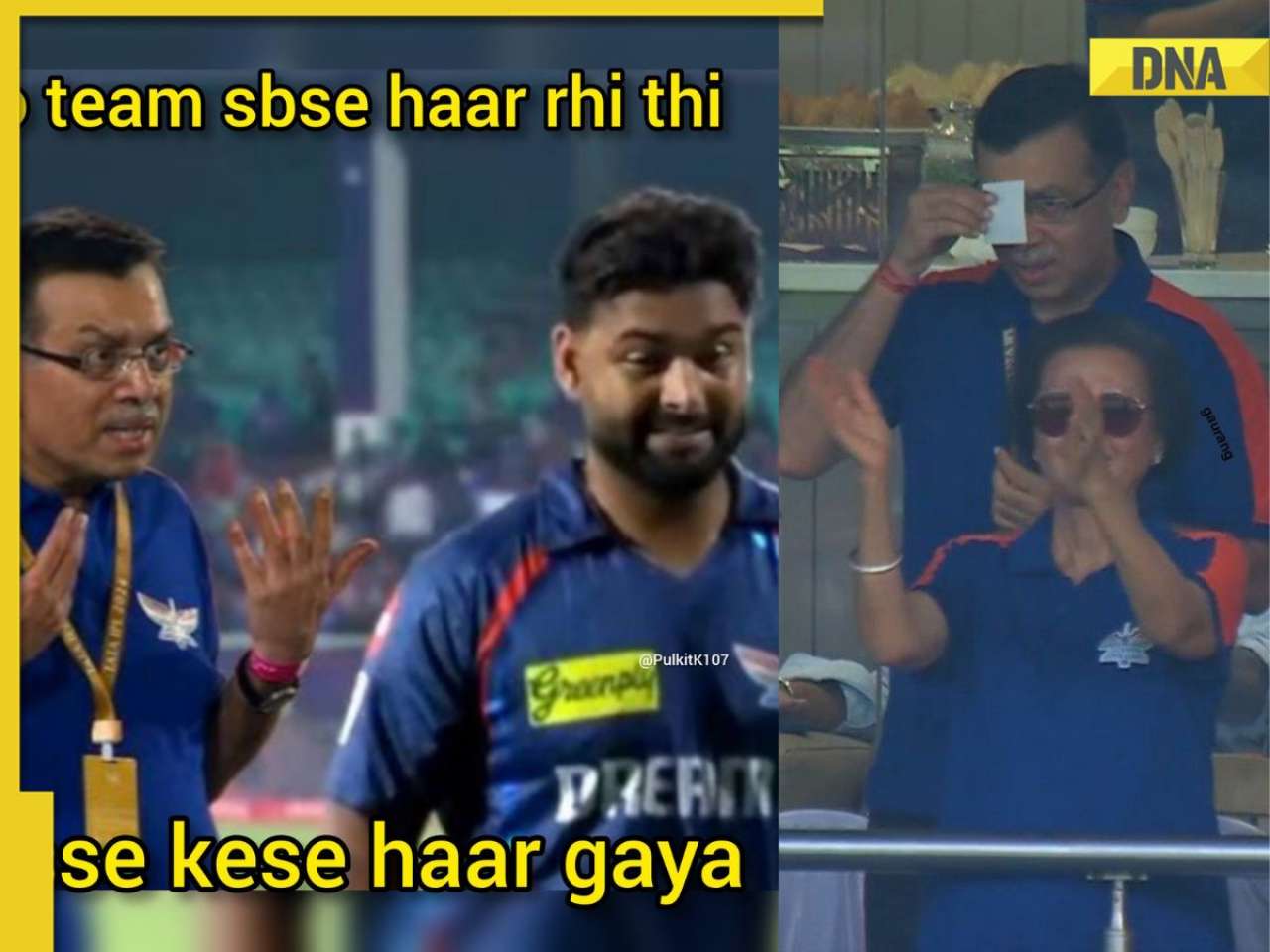 IPL 2025: Sanjeev Goenka's reaction sparks memes after Rishabh Pant falls cheaply again in RR vs LSG match