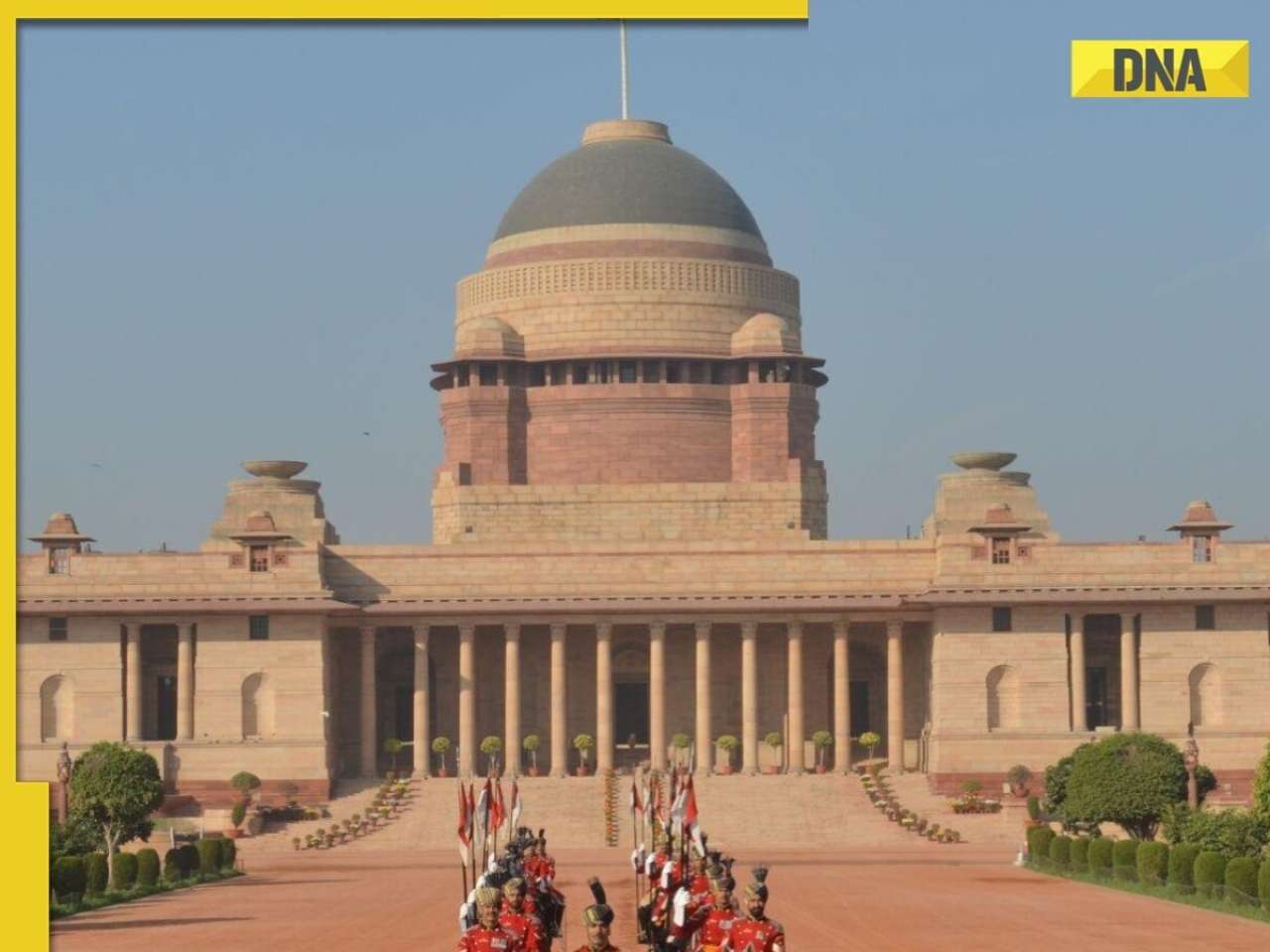What was on the land before Rashtrapati Bhavan was built on it? Who was owner of the land? 