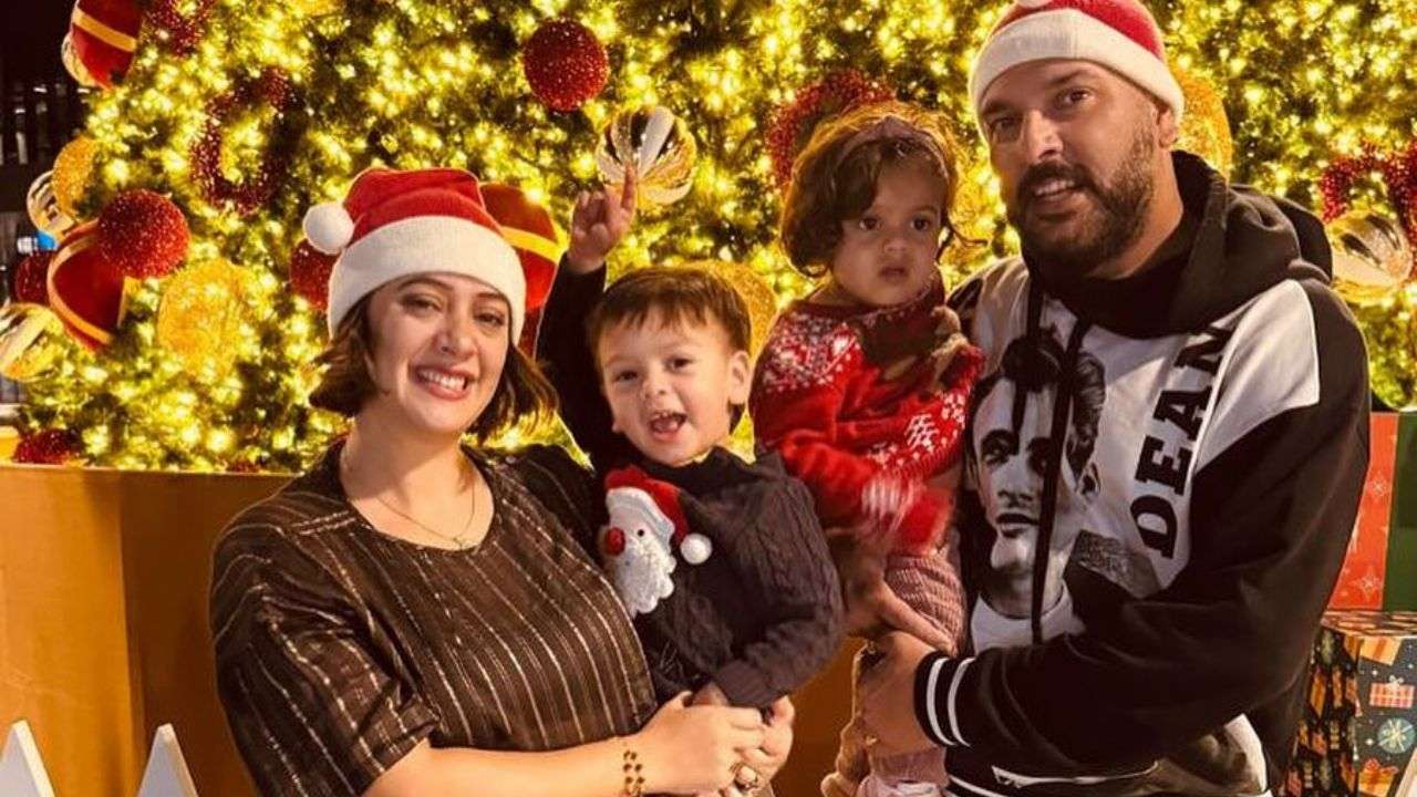 Hazel Keech and Yuvraj Singh